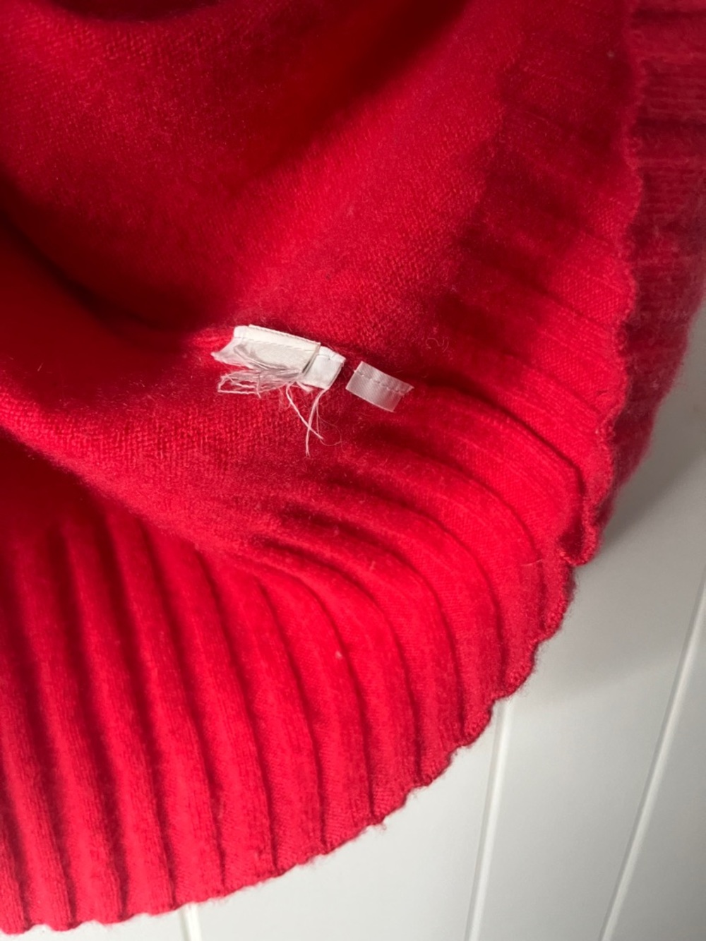 J. Crew 100% Cashmere Bright Pink Mock Neck Sweater Women's M - Picture 8 of 9